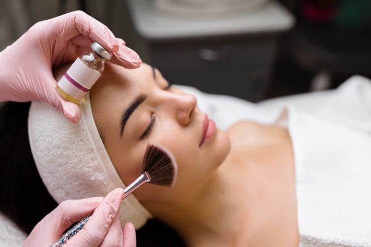 preparações para o peeling de fenol
