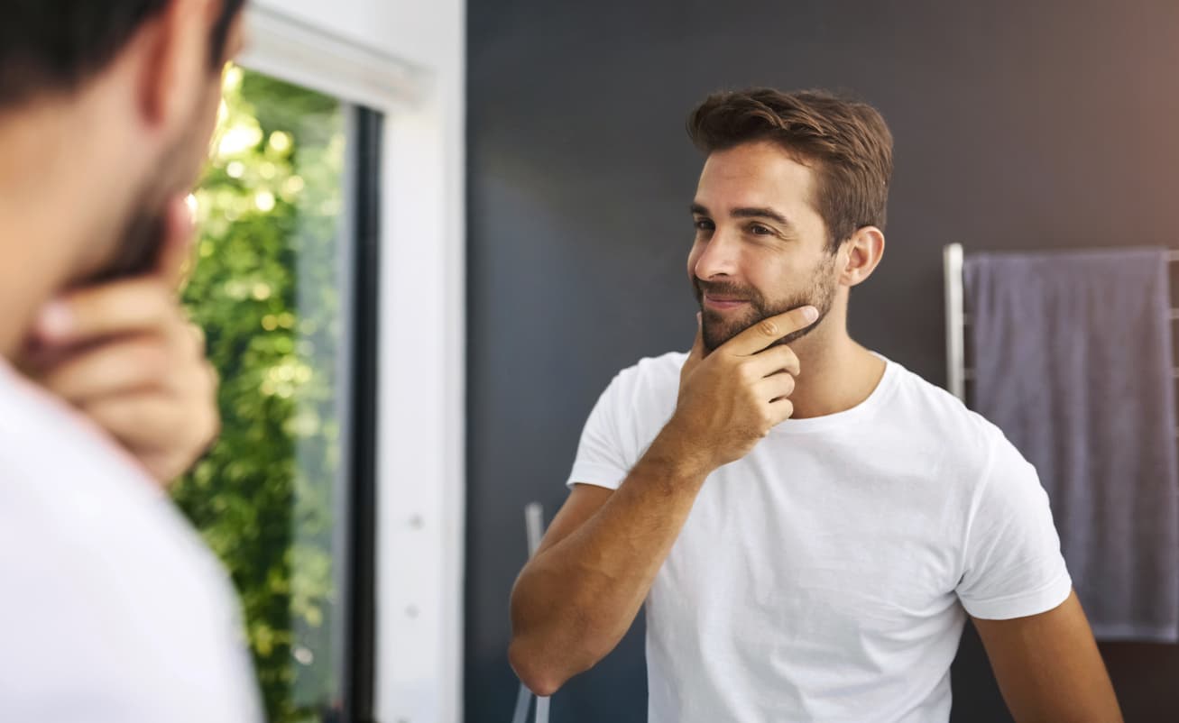 transplante de barba